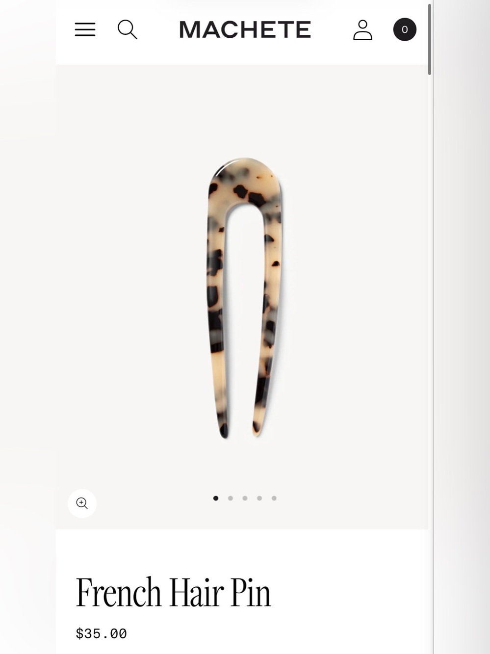 MACHETE - French Hair Pin Blonde Tortoise 💛🤎